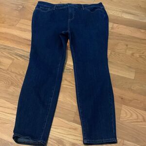 NYDJ Skinny Jeans Size 16 Dark Wash Lift Tuck Technology